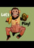 Let's Play! - Creepy Cymbal-Banging Monkey Toy Greeting Card created by M@ebryCards
