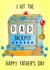 Cute Fathers Day Card - Dad Jackpot created by Poppy & Mabel