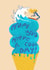 Fun Birthday Card - Ice Cream - Surf created by Laura McHugh