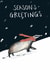 Cute Christmas Card - Badger In The Snow created by Harriet Lowther