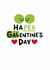 Cute Valentine's Day Card - Galentine's - Peas created by Conor Rawson