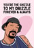 Funny Valentine's Day Card - Snoop Dogg - Shizzle To My Drizzle created by Sundiva Designs