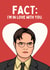 Funny Valentine's Day Card - Dwight Schrute - The Office created by Sundiva Designs