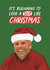 Funny Football Christmas Card - Liverpool FC - Arne Slot created by Sydney Jo Designs