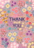 Pretty Thank You Card - Pink Ditsy Floral created by Pear Tree Press