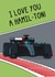 Funny Valentines Card - Formula 1 - Hamilton created by OhJaye