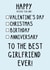 Funny Valentine's Day/Anniversary Card - For Girlfriend - Tick Box created by OhJaye