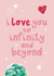 Cute Anniversary Card - Infinity and Beyond created by Patricia’s Little Studio