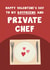 Funny Valentines Day Card - For Boyfriend - Private Chef created by Card and Cake