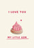 Cute Valentine’s Day Card - My Little Gem created by Giddy Kipper