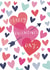 Classic Valentine's Day Card - Heart Illustrations created by Sticky Tape Kate