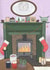 Cosy Christmas Fireplace Card created by Phoebe Hope Designs