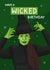 Cute Birthday Card - Elphaba - Wicked created by Blue Kiwi Design