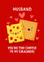 Cute Valentine's Day Card - For Husband - Cheese To My Cracker created by Nicola Watson
