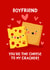Cute Valentine's Day Card - For Boyfriend - Cheese To My Cracker created by Nicola Watson