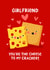 Cute Valentine's Day Card - For Girlfriend - Cheese To My Cracker created by Nicola Watson