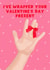 Cheeky Valentine's Day Card - Wrapped Your Present - Bow created by Pink Peach Cards