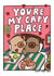 Cute Capybara Valentine Card - Capy For You - You're My Capy Place created by JOLLY AWESOME