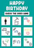 Fun Birthday Card - Guess The Video Game - Gamer created by Sophie Kent Illustration