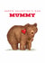 Cute Valentine's Day Card - Mummy - Bear and Cub created by badgerbee design