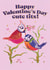 Fun Valentine's Card - Cute Tits - Birds created by Quitting Hollywood