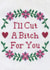 Funny Anniversary - Cross Stitch - Cut A Bitch created by You've Got Thread On You