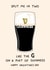Rude Valentine's Day Card - Guinness - Split Me In Two created by YAWN DESIGNS