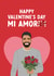 Funny Valentine's Day Card - For Football Lover - Ruben Amorim - Mi Amore created by The Cake Thief