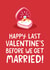 Cute Valentine's Day Card - Before We Get Married - Ring created by The Cake Thief