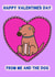 Cute Valentine's Day Card - From Me - And The Dog created by Sarah Harding