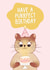 Cute Birthday Card - For Her - Cat Pun created by Thayna Oliveira
