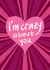 Cute Valentine's Day Card - I'm Crazy About You - Heart created by @tikkled.pink
