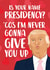 Funny Valentine's Day Card - Never Gonna Give You Up - Donald Trump created by The Cake Thief