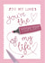 Cute Valentine's Day Card - Highlight Of My Life created by Two For Joy Illustration