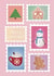 Cute Pink Christmas Card - Cozy Stamps of Love created by Liss Lili