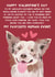 Cute Valentine's Day Card - From The Dog - Border Collie created by From The Dog