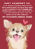 Cute Valentine's Day Card - From the Dog - Chihuahua created by From The Dog