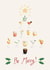 Illustrated Watercolour Cocktail Christmas Card created by Liss Lili