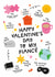 Cute Valentine’s Day Card - For Fiancé - Illustrations created by Twisted Haggis