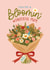 Pretty Mother's Day/Birthday Card - Bouquet Of Flowers - Bloomin created by Atwood & Atwood