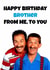 The Chuckle Brothers Paul and Barry Brother Birthday Card created by The Master's Designs