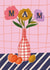 Pretty Mother's Day Card - Mam - Floral Vase created by Jessie Maeve Studio