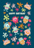 Cute Birthday Card - Monsters created by Elisabeth Cölfen