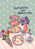 Cute Mother's Day Card - Treat Yourself This Mother's Day - Tea & Cake created by Jessie Maeve Studio