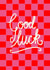 Fun Good Luck Card - Bright Checkerboard created by Kavita