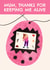 Cute Mother's Day Card - Tamagotchi - Thanks For Keeping Me Alive created by AbiGoLucky
