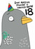Funny Birthday Card - 18th - Massive Pigeon created by Blueberry Magpie Cards