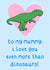 Cute Mother's Day Card - For Mummy - Dinosaur created by OhJaye