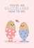 Cute Mother's Day Card - Boiled Eggs created by Jeff and the Squirrel