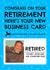 Funny Retirement Card - New Business Card created by AbiGoLucky